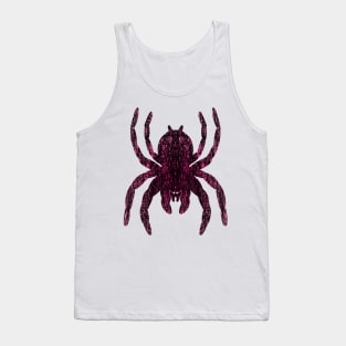 Cross Hatching Tarantula V17 Tank Top